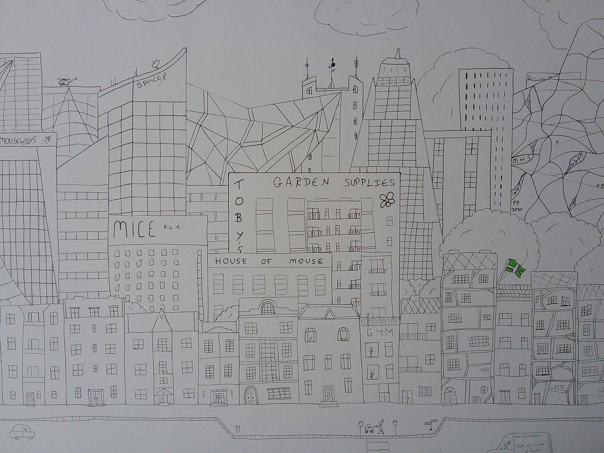 PaigntonPoet's tweet photo. Not quite finished the outline work for #MouseCity but the #DevonMice couldn't wait to raise the Devon flag on St Petrock's day #DevonDay
@BBCDevon @angelakalwaites @kiplingonradio https://t.co/02He47SWVT