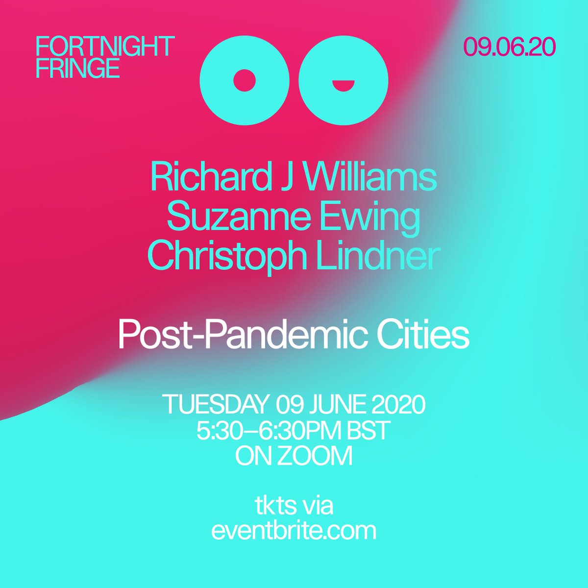 FORTNIGHT FRINGE | POST-PANDEMIC CITIES

The coronavirus pandemic changes everything we think about cities. Or does it? Will it be business as usual, or is the disruption from COVID-19 a chance to move towards a more equitable place in which to live?

eventbrite.co.uk/e/fortnight-fr…