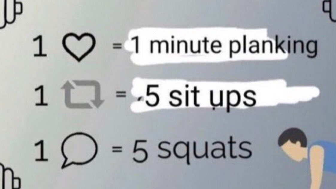 Real_KingBob's tweet image. Not stolen at all but ive been in workout mode for a while and might as well do this.