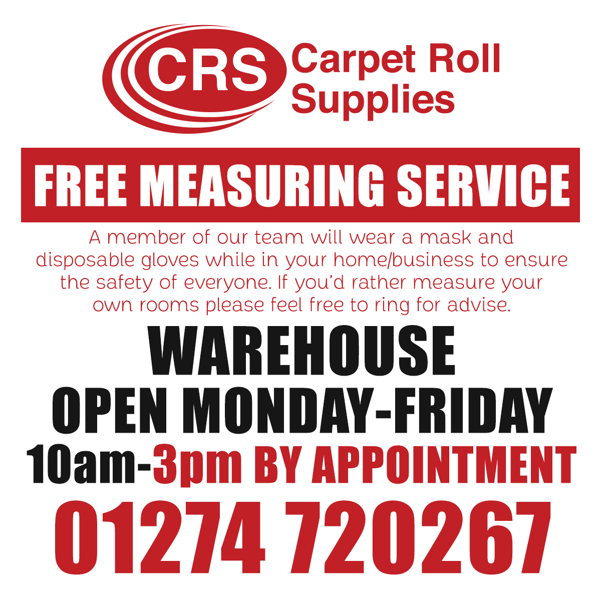Carpet Roll Supplies - Bradford