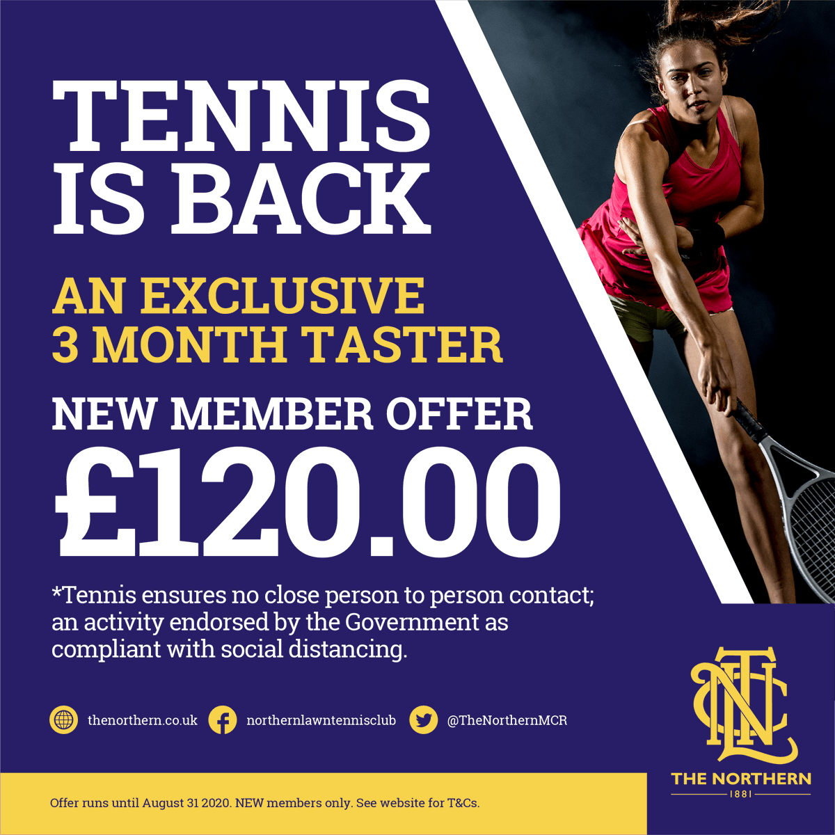 TENNIS IS BACK!🎾

A great offer by our friends over at <a href="/TheNorthernMCR/">The Northern</a> 👇