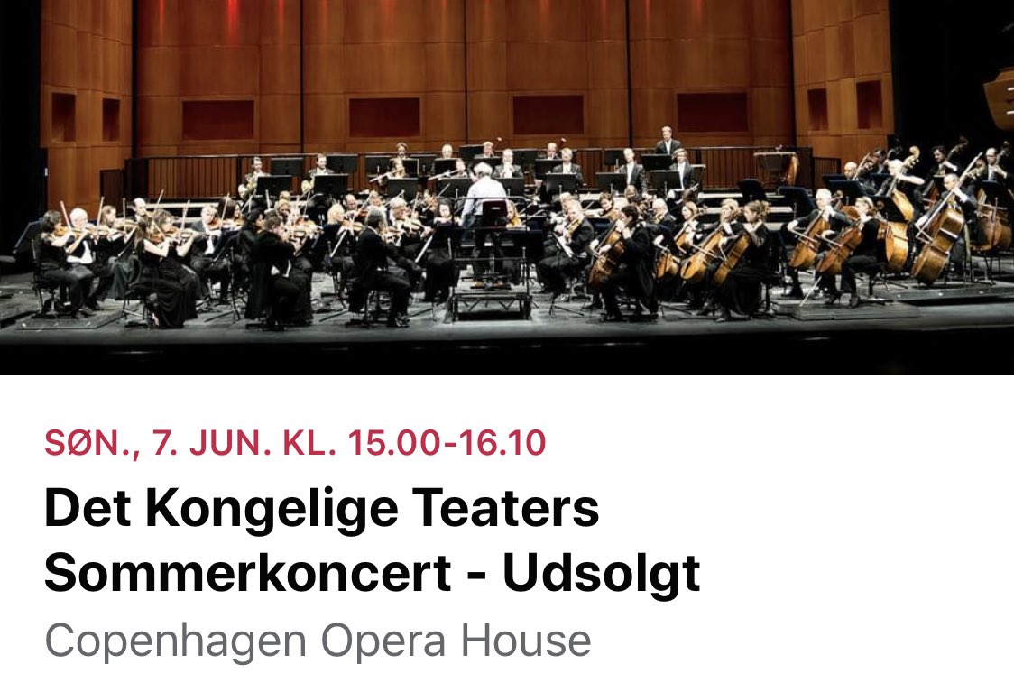 One of the first theatres to reopen to the general public post-corona in all of Europe? Our summer concert on Sunday has reduced capacity, of course, but it still feels like such an important event to be able to make music and perform to an audience again... #kglteater