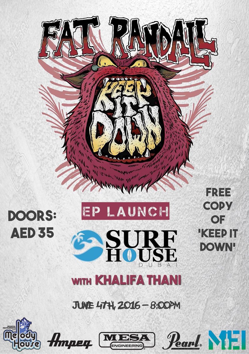 fatrandall's tweet photo. #throwbackthursday to when we launched our Ep ‘Keep It Down’ at Surf House Dubai 4 years ago!

Who’s stoked for some new tunes?
•
•
#punk #punkrock #skatepunk #melodicpunk #punkband #dubaimusic #surfhousedubai #fatrandall #fatpack https://t.co/xaqzPbmlor