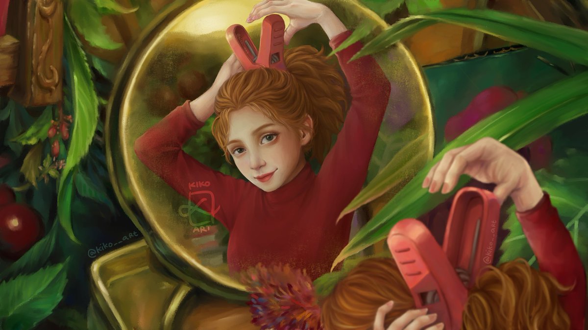 Arrietty 🌺 🌿 Redraw from The Secret World of Arrietty. 