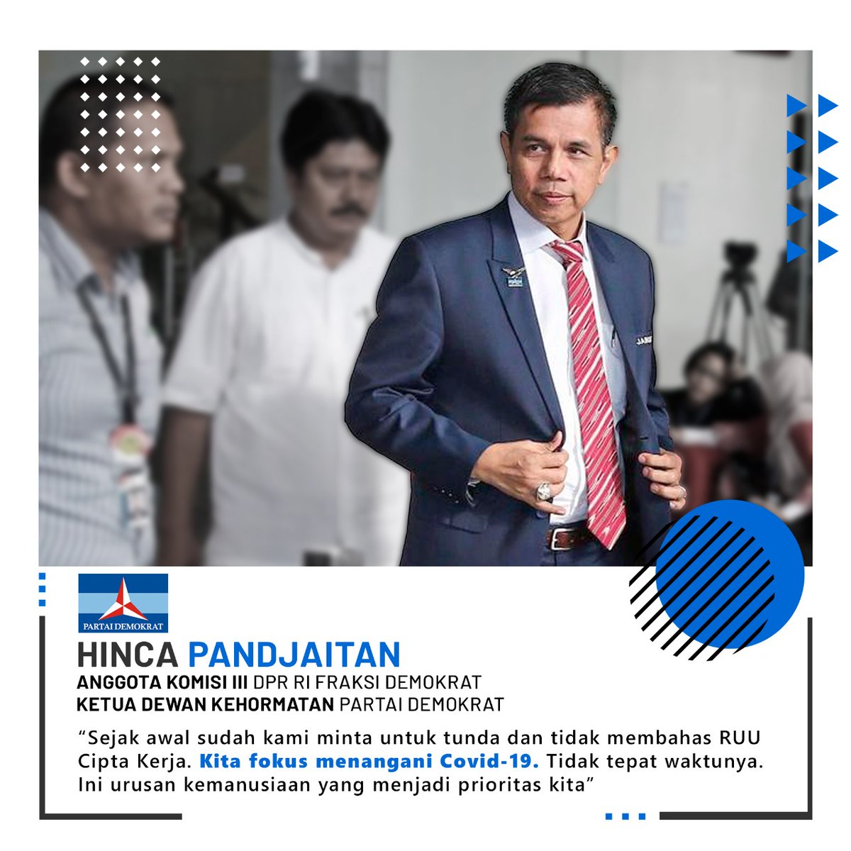 Karena kesejahteraan dan kesehatan masyarakat merupakan prioritas Partai Demokrat 👍💙💪
Cc: <a href="/hincapandjaitan/">HincaPandjaitanXIII</a> <a href="/FPD_DPR/">Fraksi Partai Demokrat DPR-RI</a>