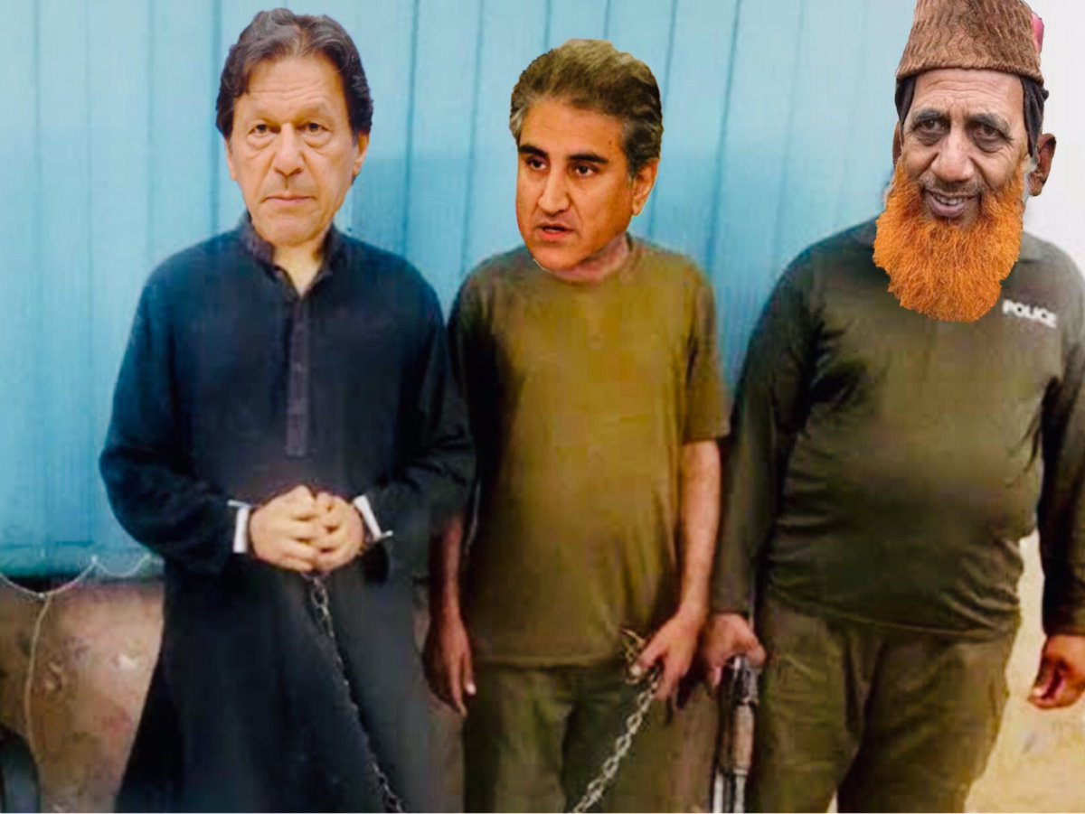 Aaj dil diyan galla madrassa ke purane chairmen @Noorani9326 ki masum bakri ko chura ke mere majdur @SMQureshiPTI or @ImranKhanPTI kal raat se nau-do-gyarah ho gye the, pr noorani chicha ne un dono ko aaj subah heeramandi se daboch liya,fir apun ne pahoch ke maamle ko anjam diya.