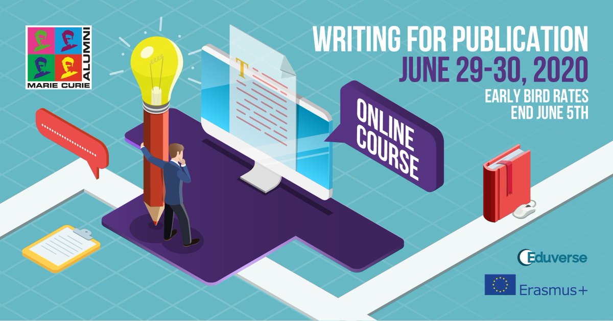 🖥 Writing for Publication 🗓 June 29-30 |
Improve your research writing skills in this live, online training. Register here👉bit.ly/3709W4S Early bird rates until 05/06!
🔔#MCAA members can request a discount code at info@scilink.com.