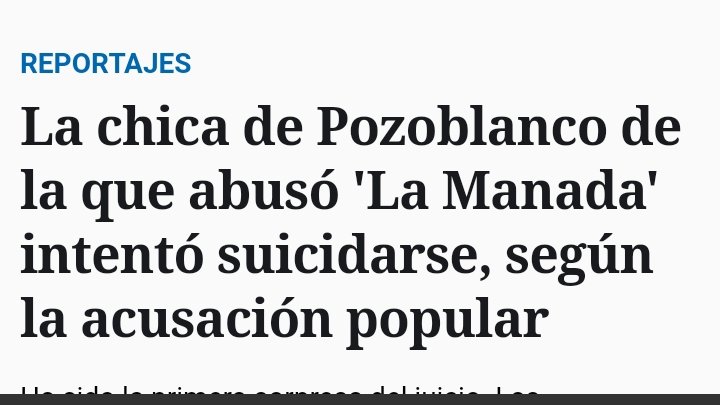 FonsiLoaiza's tweet photo. Te echan burundanga, abusan de ti entre 4, te maltratan, lo graban y difunden, te tiran del coche, te gritan "puta" y te dejan sola en la carretera desnuda. Lo denuncias, vas a juicio después de intentar suicidarte, se ríen de ti en él y los condenan a un año y medio de prisión. https://t.co/5f8EEEXYah