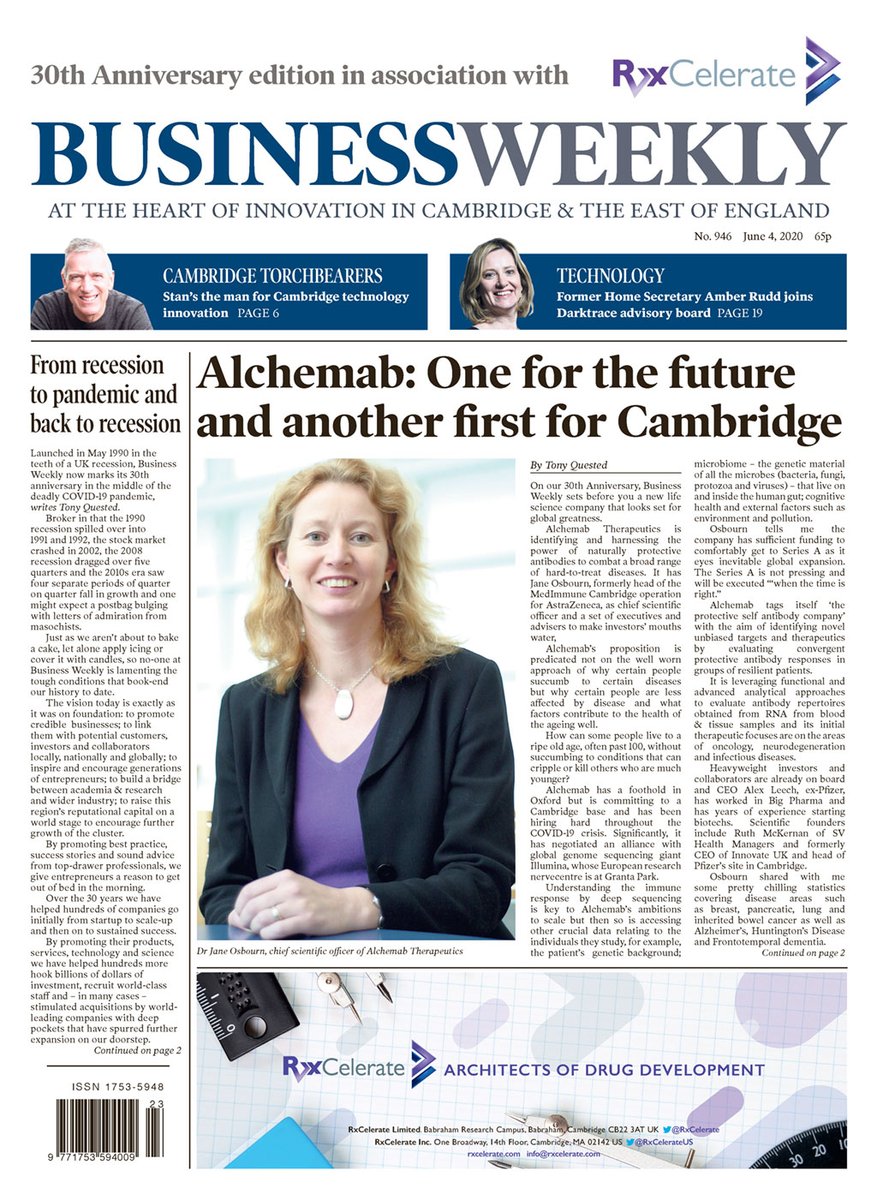 Business Weekly (@businessweekly) on Twitter photo Backwater to mainstream: #science and #tech legends transformed #Cambridge bit.ly/2U6AxaU Our 30th Anniversary edition is now online with insight and news feat. <a href="/Arm/">Arm</a> <a href="/Darktrace/">Darktrace</a> <a href="/DARPA/">DARPA</a> <a href="/DarrinMDisley/">Dr Darrin M Disley OBE</a> <a href="/FaunaFloraInt/">Fauna & Flora</a> <a href="/IQ_Capital_Fund/">IQ Capital</a> @profchrisevans <a href="/stanboland/">Stan Boland</a> <a href="/UltraSoC/">UltraSoC</a> Backwater to mainstream: #science and #tech legends transformed #Cambridge bit.ly/2U6AxaU Our 30th Anniversary edition is now online with insight and news feat. <a href="/Arm/">Arm</a> <a href="/Darktrace/">Darktrace</a> <a href="/DARPA/">DARPA</a> <a href="/DarrinMDisley/">Dr Darrin M Disley OBE</a> <a href="/FaunaFloraInt/">Fauna & Flora</a> <a href="/IQ_Capital_Fund/">IQ Capital</a> @profchrisevans <a href="/stanboland/">Stan Boland</a> <a href="/UltraSoC/">UltraSoC</a>