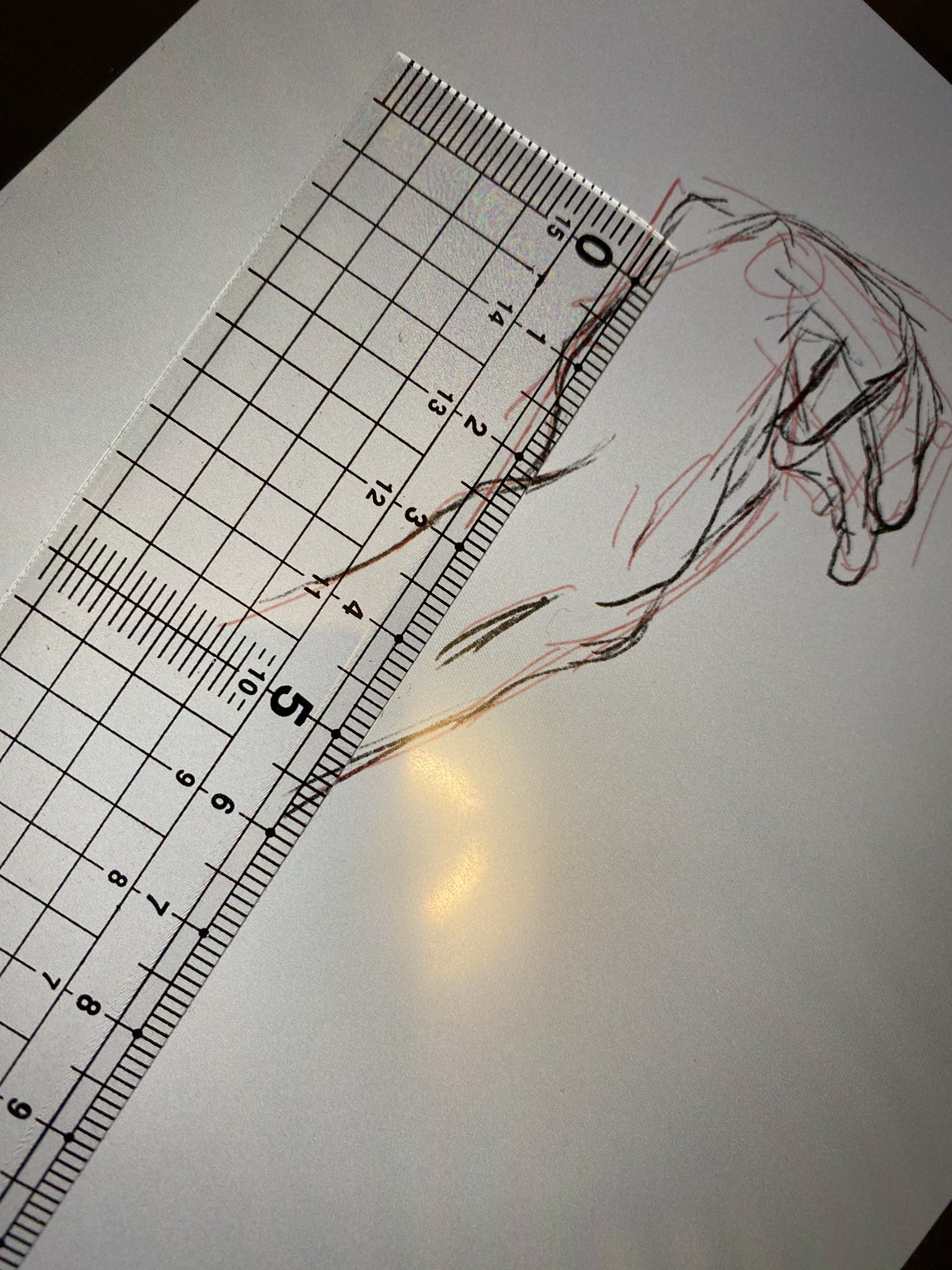 Lain Jing れいん Ipad Proでイラスト描いてるのに使うのはアナログ定規 比率を変えたくないのでアタリを描くときに手放せない 上手くなると使わなくても綺麗に描けるようになるのかなー T Co Tzjxsgnds0 Twitter