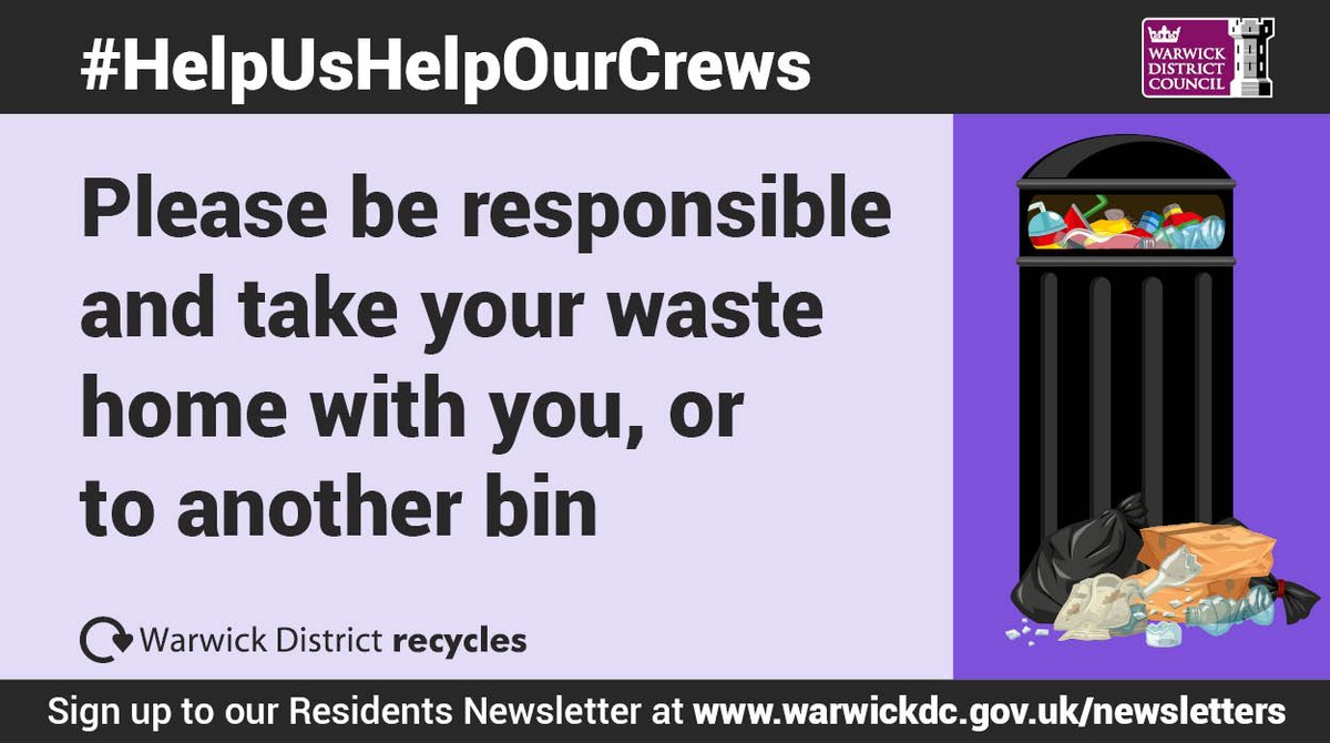 Warwick District Council on Twitter "If you do notice a bin that is