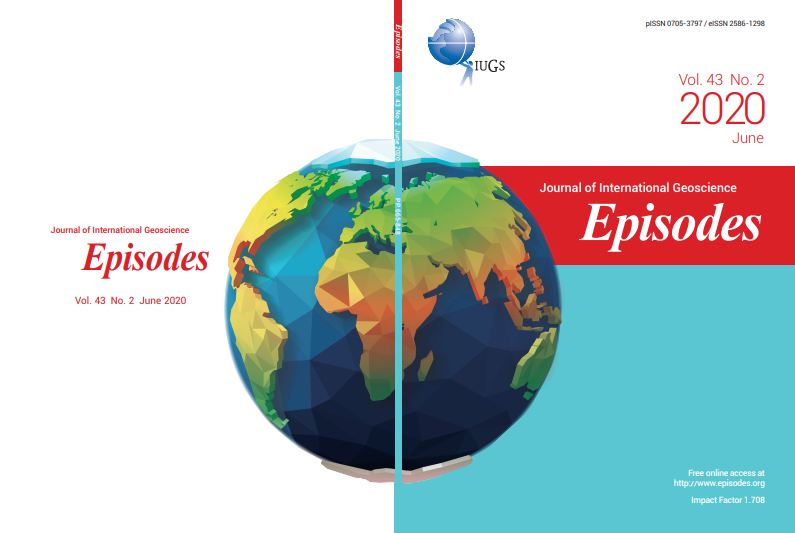 theIUGS's tweet photo. #IUGS_EPISODES: June issue of Episodes (Vol. 43, No.2) has been published and uploaded at Homepage (https://t.co/N3PuER6yvh). This issue contains eight articles, two reports, one book review and one obituary.
To know more open the link below:
https://t.co/bDNATrJhuF https://t.co/OhRi0aXbKL
