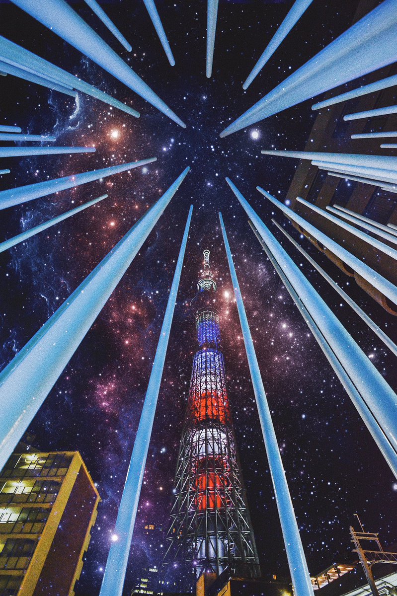 あっちゃん Iphoneレタッチの人です 幻想都市 無料アプリで宇宙加工