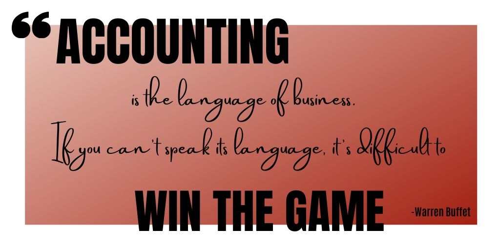 LantzVirtual's tweet image. Accounting is the language of business. If you can't speak the language, it's difficult to win the game.