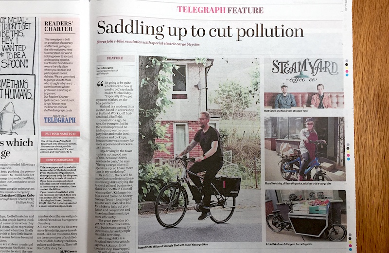 E-Wheels of Commerce in <a href="/shftelegraph/">Sheffield Telegraph</a>: why businesses of <a href="/theoutdoorcity/">The Outdoor City</a> are switching on pedal power. More at: medium.com/@dbocknews/wir… Ta @PMSullivan66 <a href="/unwrappedsheff/">Unwrapped</a> <a href="/barraorganics/">Barra Organics</a> <a href="/JoMaher8/">Dr Jo Maher NHS GP</a> <a href="/SteamYard/">STEAM YARD</a> <a href="/russ_cycle_shed/">Russells Bike Shed</a> <a href="/M_May_Sheffield/">Michael May Knives Ltd.</a> <a href="/adifferentgear/">a.different.gear</a>