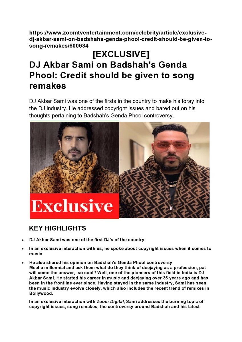 akbarsami_sami's tweet photo. #exclusive #incadjofthedecade #akbarsami on #badshah #gendaphool And #more https://t.co/pxTbUvg57T