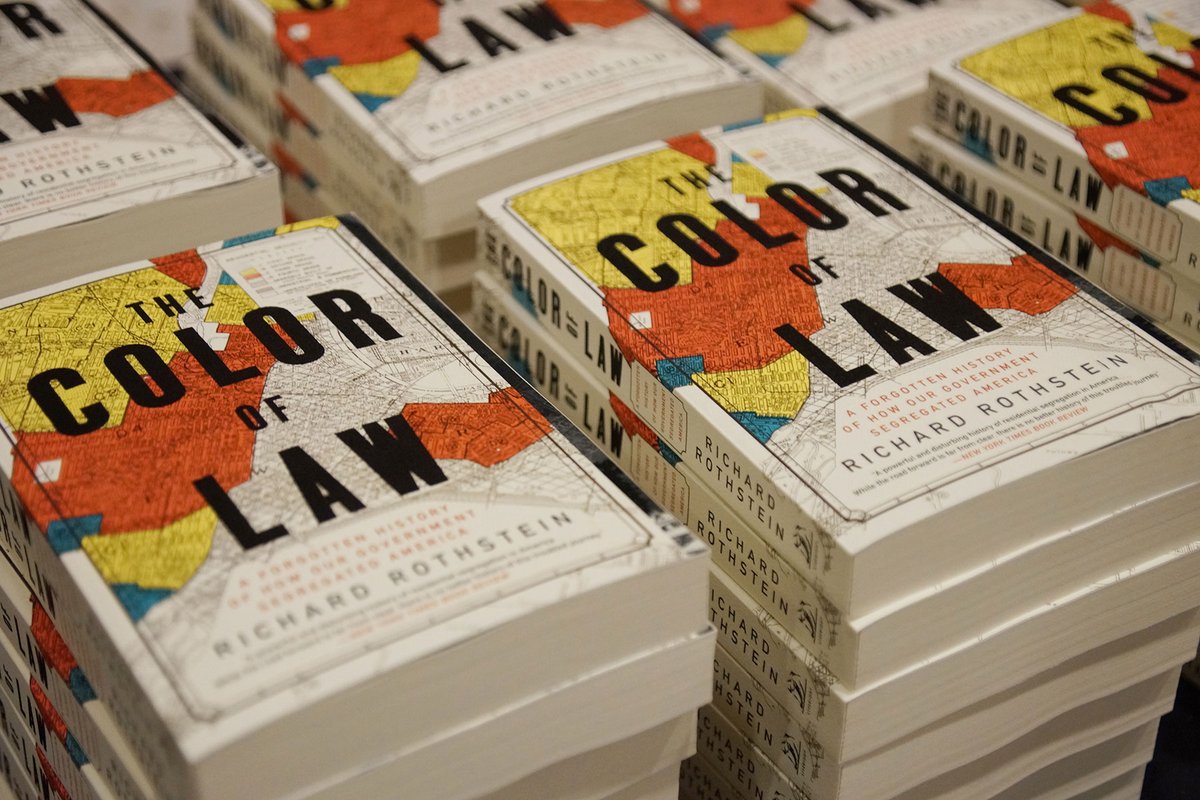 Over the past 3 years, I have read 15 books about the racial divide in our country. "The Color of Law" helped me understand in ways others did not. I don't have anything figured out, but this book did help me a bunch. I'd recommend it.