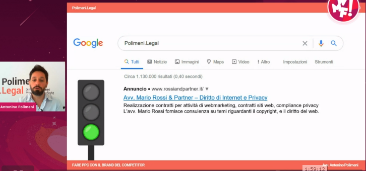 [Legal] L'annuncio giusto <a href="/AntoPolimeni/">Antonino Polimeni</a> spiega il perché è concorrenza leale 

 #wmf2020