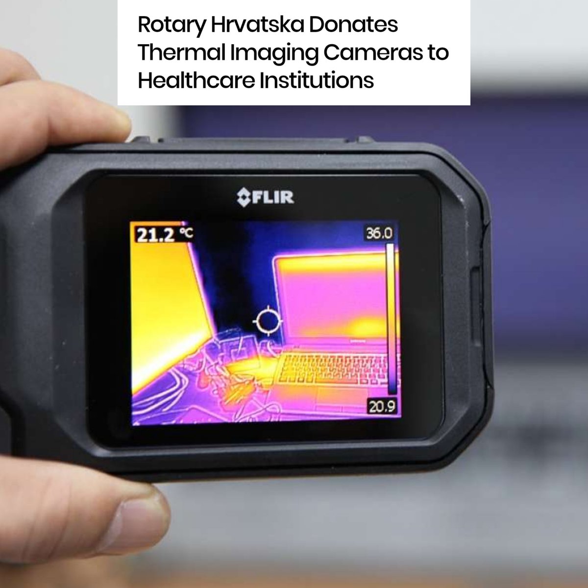 #Rotary #Hrvatska (Croatia) has very generously donated 29 #thermal #imaging #cameras to #health #institutions across the Republic of #Croatia with a total worth of 2.9 million kunas.
#totalcroatianews #tcn #COVID-19 #coronavirus #coronaviruscroatia https://t.co/h7iDWxOTmK