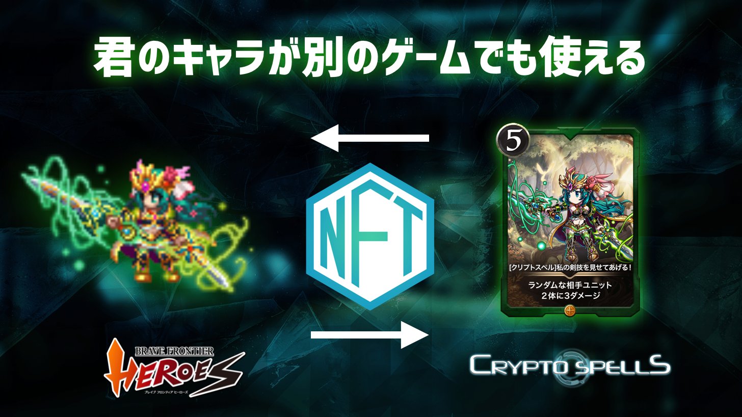 公式 ブレヒロ ブレイブ フロンティア ヒーローズ ブレヒロ クリスペ Nftコンバートコラボのお知らせ ブレイブ フロンティア ヒーローズ に登場している2種類の大人気キャラクターがcm放送中のブロックチェーンtcg クリプトスペルズ でも