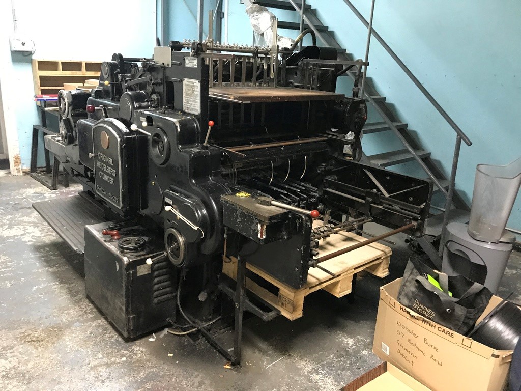 RemgoldLimited's tweet photo. ** CYLINDER for sale ....

1960 HEIDELBERG S
Standard Machine used for Cutting &amp; Creasing

sales@speedmalt.co.uk
Subject to remaining unsold

#heidelberg #print #cylinder #letterpress #printing #printers #printindustry #sales #export #engineers #usedprintingmachine #teamremgold https://t.co/RugrN5HFXL