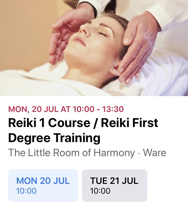 Due to Covid-19 I have rescheduled my Reiki 1 Course this month to 20th/21st July🤞
A great time to learn Reiki to heal yourself, your loved ones &amp; the planet. Limited numbers due to social distancing 07507 879009 #reikitraining #reikiteacher #reikionecourse #reiki1 #herts #essex
