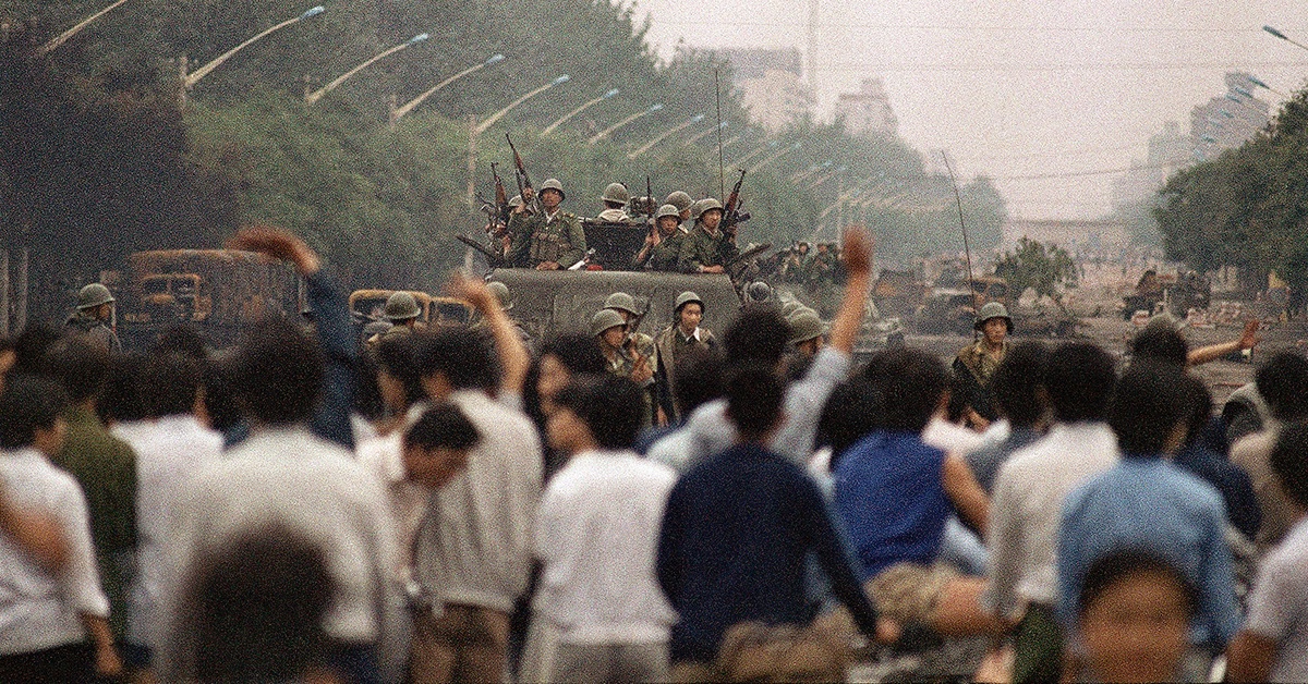 Today is the 31st anniversary of the Tiananmen Square Massacre. Trump: “When the students poured into Tiananmen Square, the Chinese government almost blew it. Then they were vicious, they were horrible, but they put it down with strength. That shows you the power of strength.”