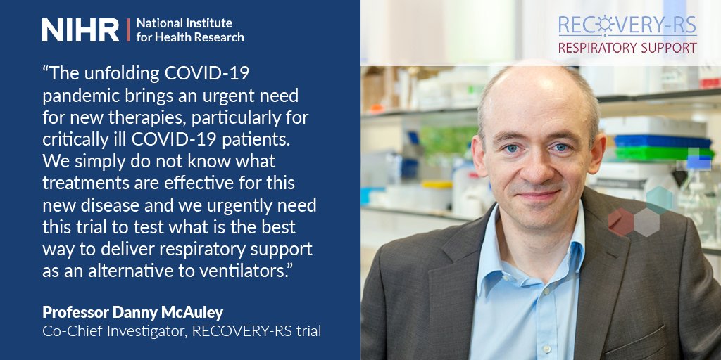 National Institute for Health and Care Research (@nihrresearch) on Twitter photo We urgently need more sites to take part in this trial. Sites do not need to recruit to all treatment arms at all times and can co-enrol patients with a number of other #COVID19 studies. The <a href="/recovery_rs/">RECOVERY-RS</a> trial website has lots of information for site staff bit.ly/2XyTZy5 We urgently need more sites to take part in this trial. Sites do not need to recruit to all treatment arms at all times and can co-enrol patients with a number of other #COVID19 studies. The <a href="/recovery_rs/">RECOVERY-RS</a> trial website has lots of information for site staff bit.ly/2XyTZy5