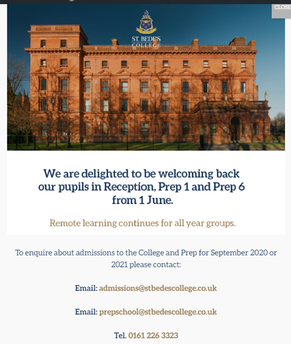 StBedesCollege's tweet image. Our admissions staff are still available to answer any questions you have regarding entry to St Bede's College and Prep School. #safe #smallclasssizes #BeBedian🐝