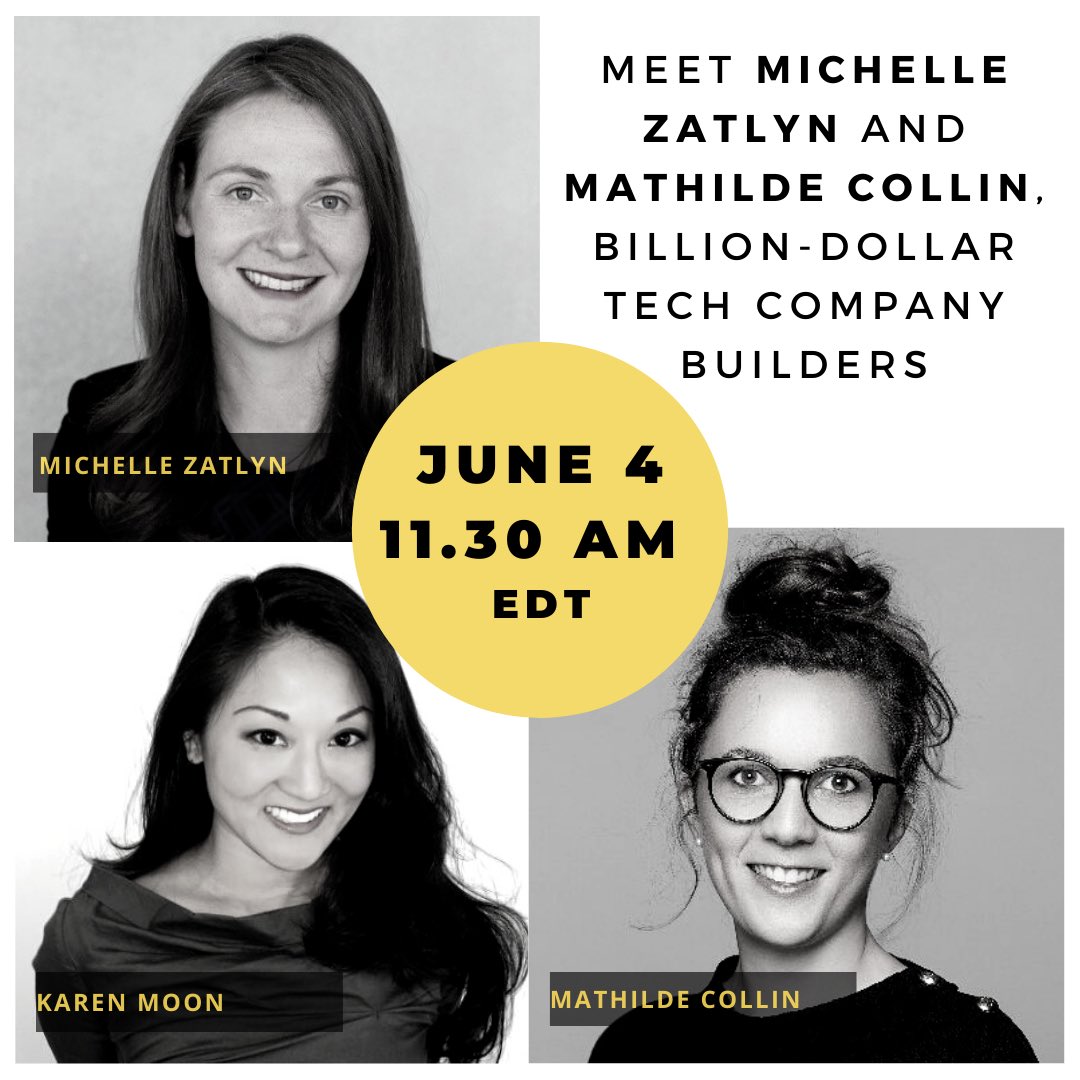 WIN Forum NY (@winforumny) on Twitter photo What tech company has a market cap of $8.9B & a female co-founder? What 🇫🇷29 y/o CEO raised $59M in Series C to conquer an enormous market? 🚀
11.30am ET today, Join Michelle <a href="/zatlyn/">Michelle Zatlyn</a> <a href="/Cloudflare/">Cloudflare</a> & Mathilde Collin <a href="/FrontApp/">open to discuss (pm me)</a> and @KarenSmoon 👉🏼win20.org
<a href="/LaFrenchTech/">La French Tech</a> What tech company has a market cap of $8.9B & a female co-founder? What 🇫🇷29 y/o CEO raised $59M in Series C to conquer an enormous market? 🚀
11.30am ET today, Join Michelle <a href="/zatlyn/">Michelle Zatlyn</a> <a href="/Cloudflare/">Cloudflare</a> & Mathilde Collin <a href="/FrontApp/">open to discuss (pm me)</a> and @KarenSmoon 👉🏼win20.org
<a href="/LaFrenchTech/">La French Tech</a>