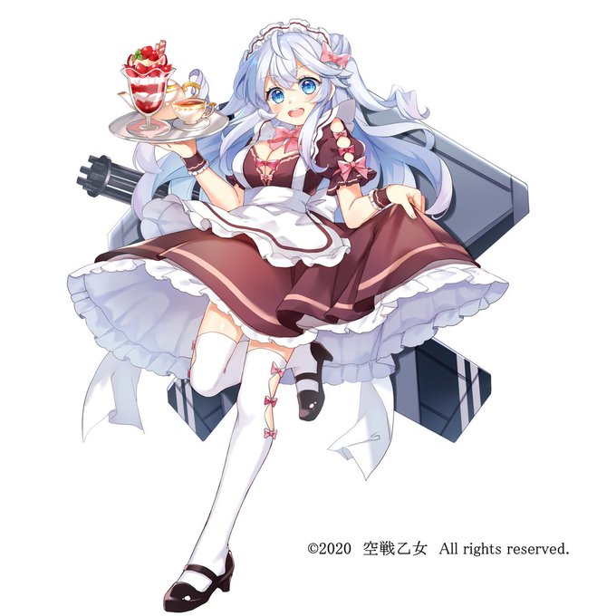 「空戦乙女-スカイヴァルキリーズ-」様にてメイド服フレイアちゃんのイラスト担当しました!
開催中のイベントもよろしくお願いします!

https://t.co/KiwhDwVK4I #空戦乙女 