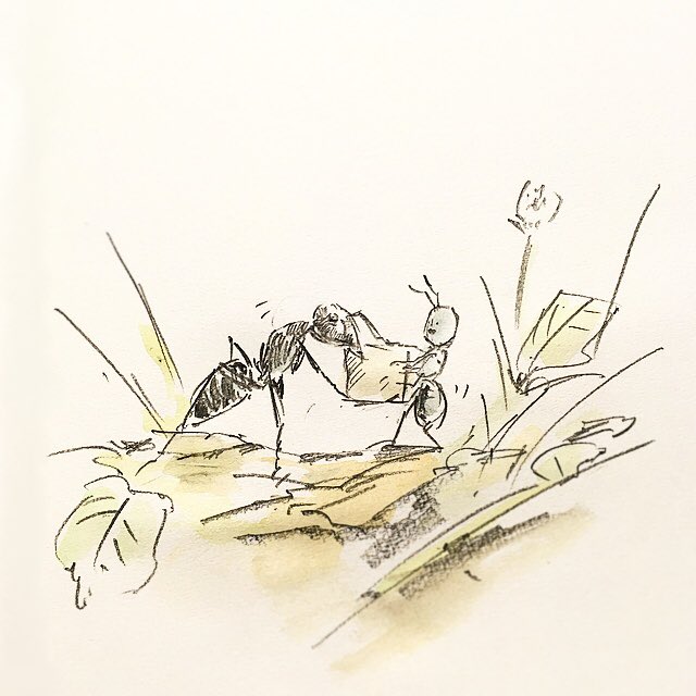 「虫の日。 」|じゅえき太郎のイラスト