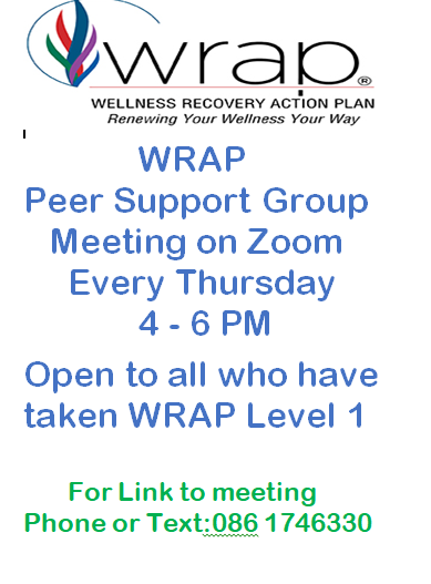 RecoverySe's tweet photo. If you would like the link to this WRAP Support Meeting, email recoverycollegesoutheast@gmail.com or text 086 1746330 https://t.co/pxVhIrn6qe