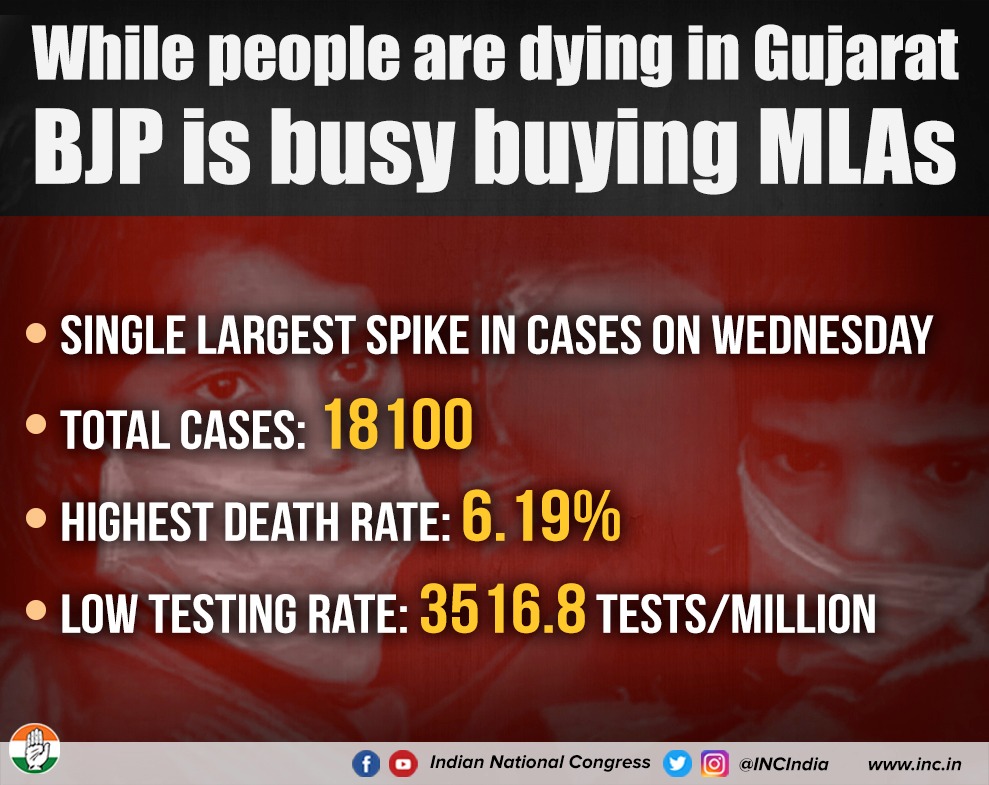 Corruption & horse-trading - the 'essential services' for BJP to function. #बेशर्म_भाजपा