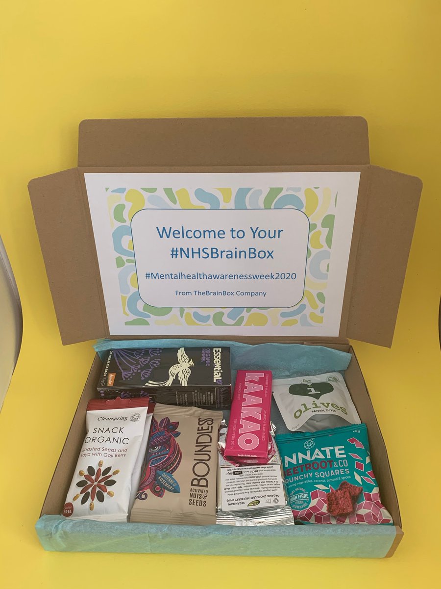 ErfSuperfoods's tweet photo. The Clapping may have stopped but the Caring Hasn't !
Thankyou @TheRawChocCo @ClearspringUK @EatBoundless @kaakaochocolate @ilovesnacks2 for helping #NHS staff Mental Health by donating goodies for #nhsbrainbox.
#kindness #mentalhealthsupport #MentalHealthMatters #mindsmatter https://t.co/BliUc4PbAl