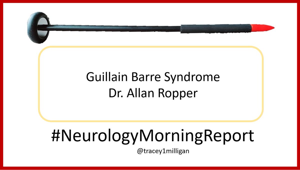 You can find Dr. Ropper's discussion of Guillain Barre Syndrome on youtube. I also posted his responses to the chat questions that we did not have time to get to during the session. 
youtube.com/watch?v=97YUzD…
#GBS #neurology