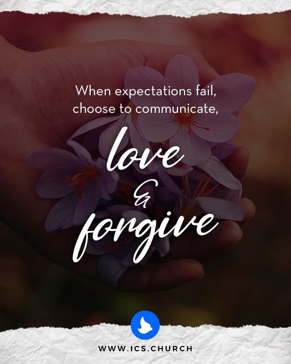 icschurch's tweet photo. We manage our expectations by communicating, loving, and forgiving. #ICSChurch

Watch Video "Great Expectations"
https://t.co/r3FGVVTART

Need to talk to someone? Send us a message! 
#bible #quotes #encouragement #inspiration #church https://t.co/rCFipPSKHr