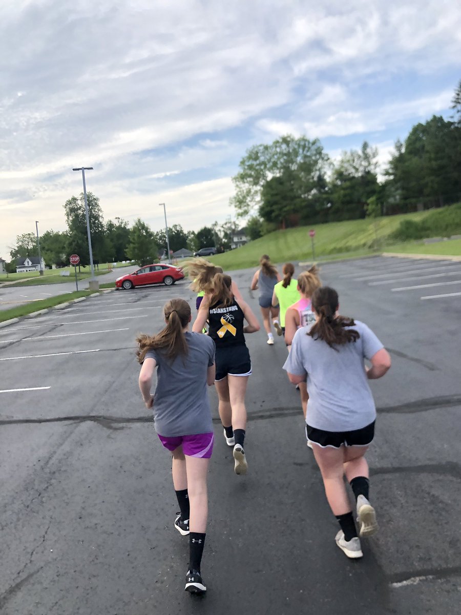 Yesterday morning the Mechanicsburg soccer team went for a great run! Keep working hard ladies! If you or anyone you know is looking for something to do this fall or considering playing soccer, come on out and give it a try!