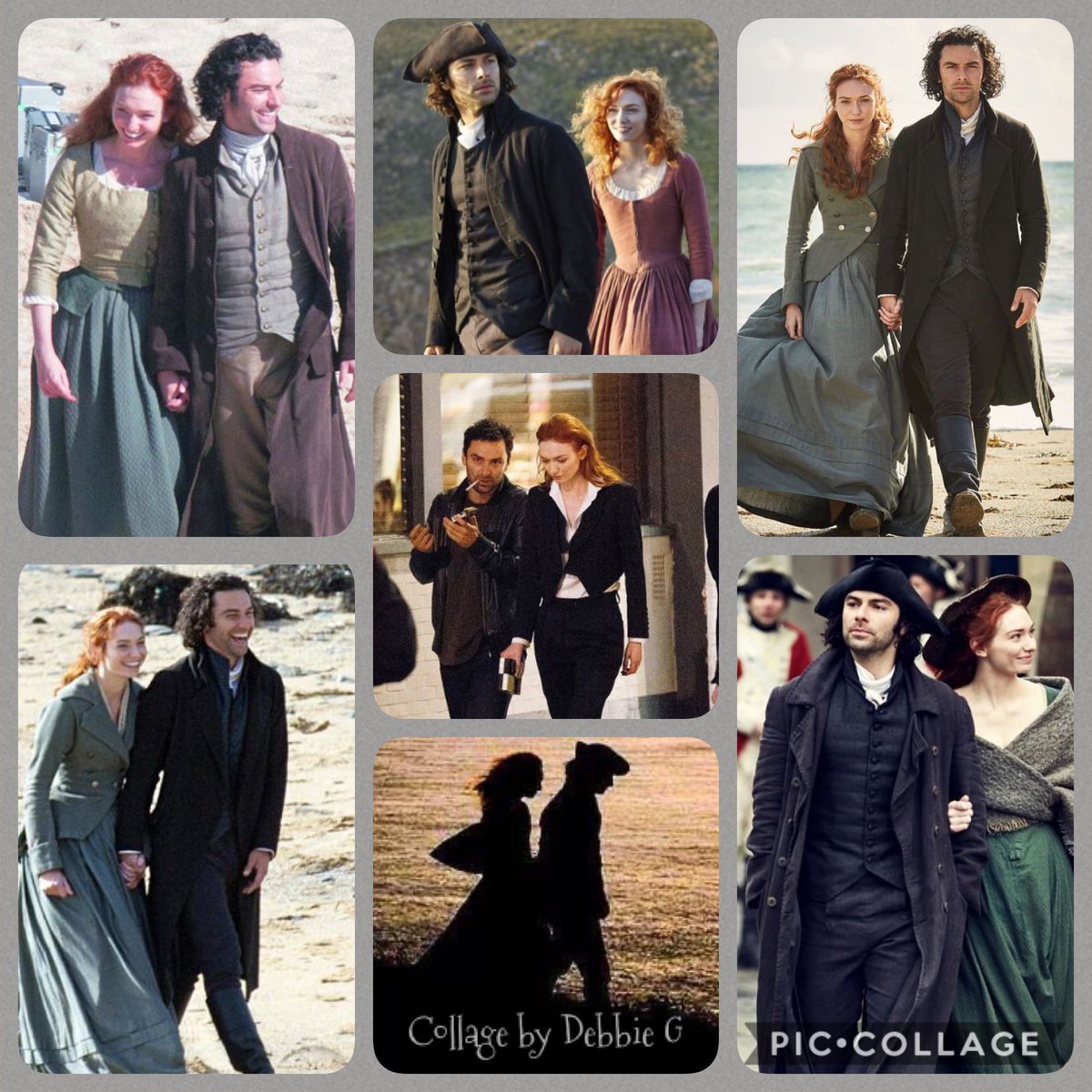 A beautiful stroll down memory lane #AidanCrew for my #ThoughtsforThursday with #AidanTurner and #EleanorTomlinson. #Poldark.                I wish you a happy Thursday. Please stay safe. XoXo 💁‍♀️💋😘