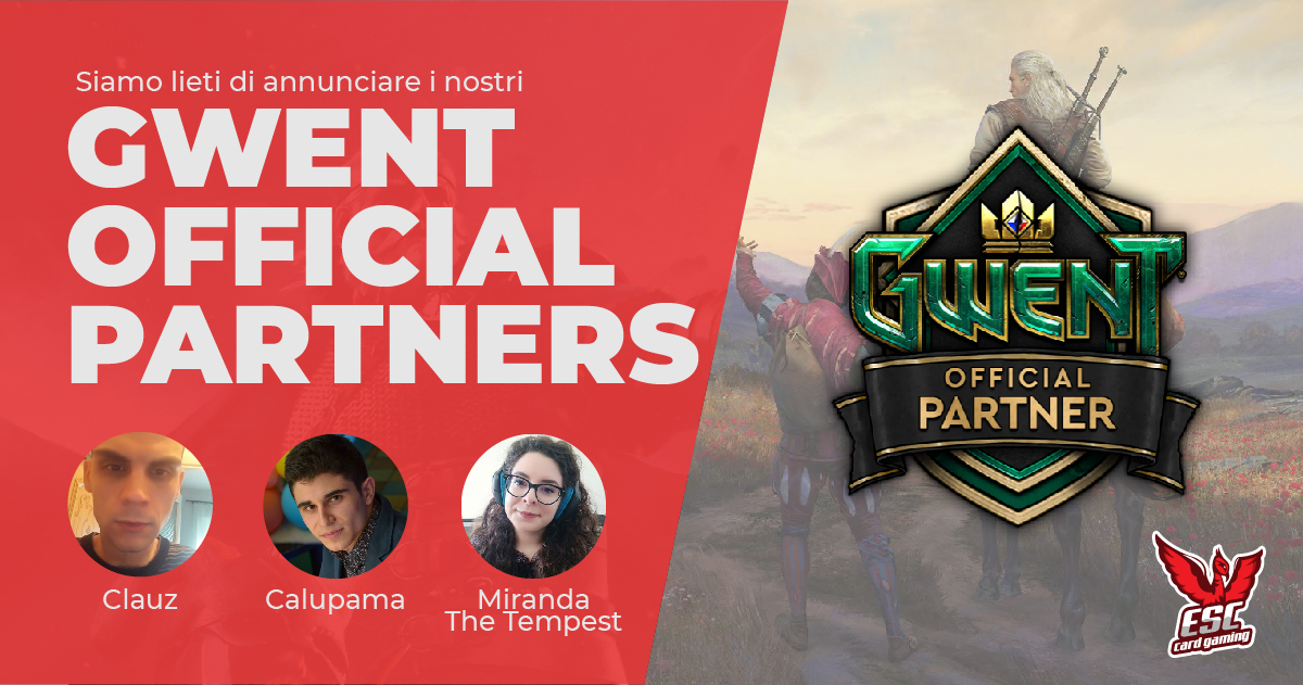 EscCardGaming's tweet photo. 🌟 Il team ESC è orgoglioso di annunciare che @Calupama1, Clauz e @MiraTheTempest sono stati nominati #Gwent Official Partners. Un traguardo importante per la comunità italiana di @PlayGwent che, possiamo dirlo, ora è viva più che mai. ❤️
@Gwent_IT https://t.co/Xm4oyXk7po
