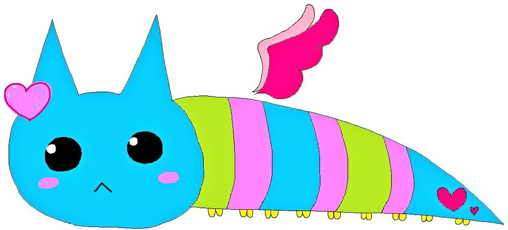 Sakotailサコテイル オリジナルキャラクター 芋虫のいもざえもん こんなかわいい芋虫がいたら良いなと思いながら描きました オリジナルキャラクター デジタル絵 芋虫 幼虫 絵描きさんと繋がりたい