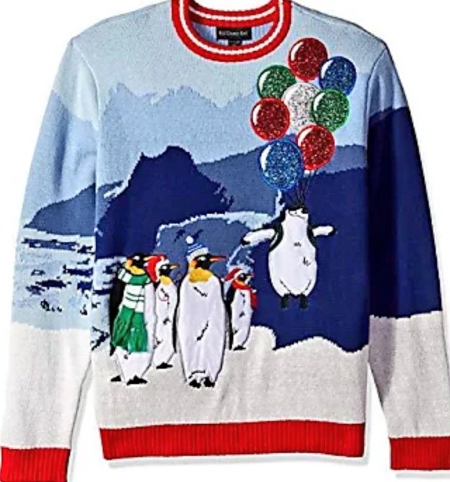 ダサセーター画像 風船ペンギンのセーター