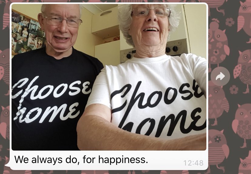 choose_home's tweet photo. Receiving this message has made our day ❤️🏠
Don’t forget to tag us in your pictures and tell us why you #choosehome
#forhappiness #ageuk #tshirts #tees #fundraising #COVIDー19 https://t.co/3fP4kC8IIL
