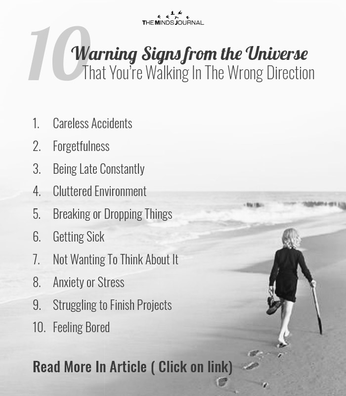 TheMindsJournal's tweet image. If you are questioning whether you are on the right track, here are 10 subtle signs the Universe will send to help steer you in a different direction
@forconscious
 
Read More - themindsjournal.com/10-signs-from-…

#signsofuniverse #wrongpath #walkingthewrongpath