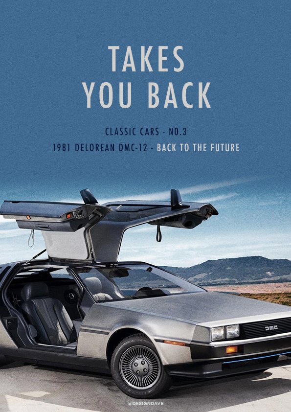 DesignDave's tweet image. One Minute Brief of the Day: Create posters for #CLASSICCARS @OneMinuteBriefs #creative #advertising ...