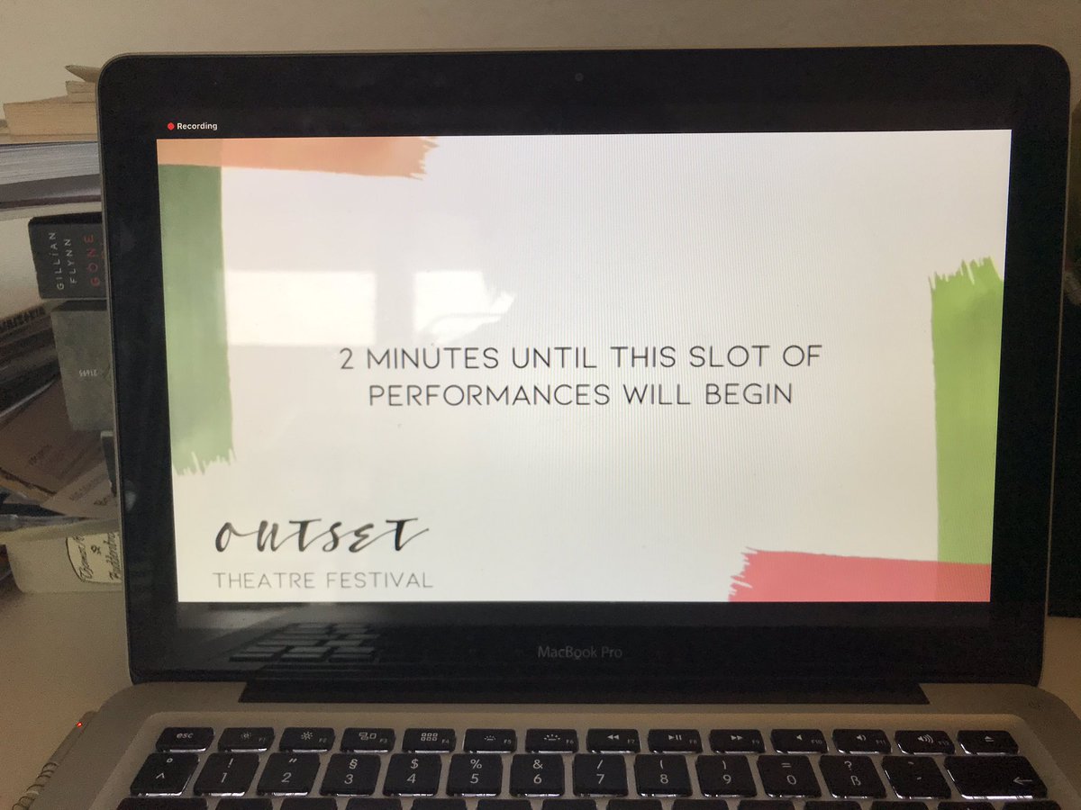 itsLenaTo's tweet photo. Just enjoyed a morning of theatre monologues at @OutsetTF, left me with lots to think about not just about the plays themselves but about online performance 💕 https://t.co/oIHhXl89sS