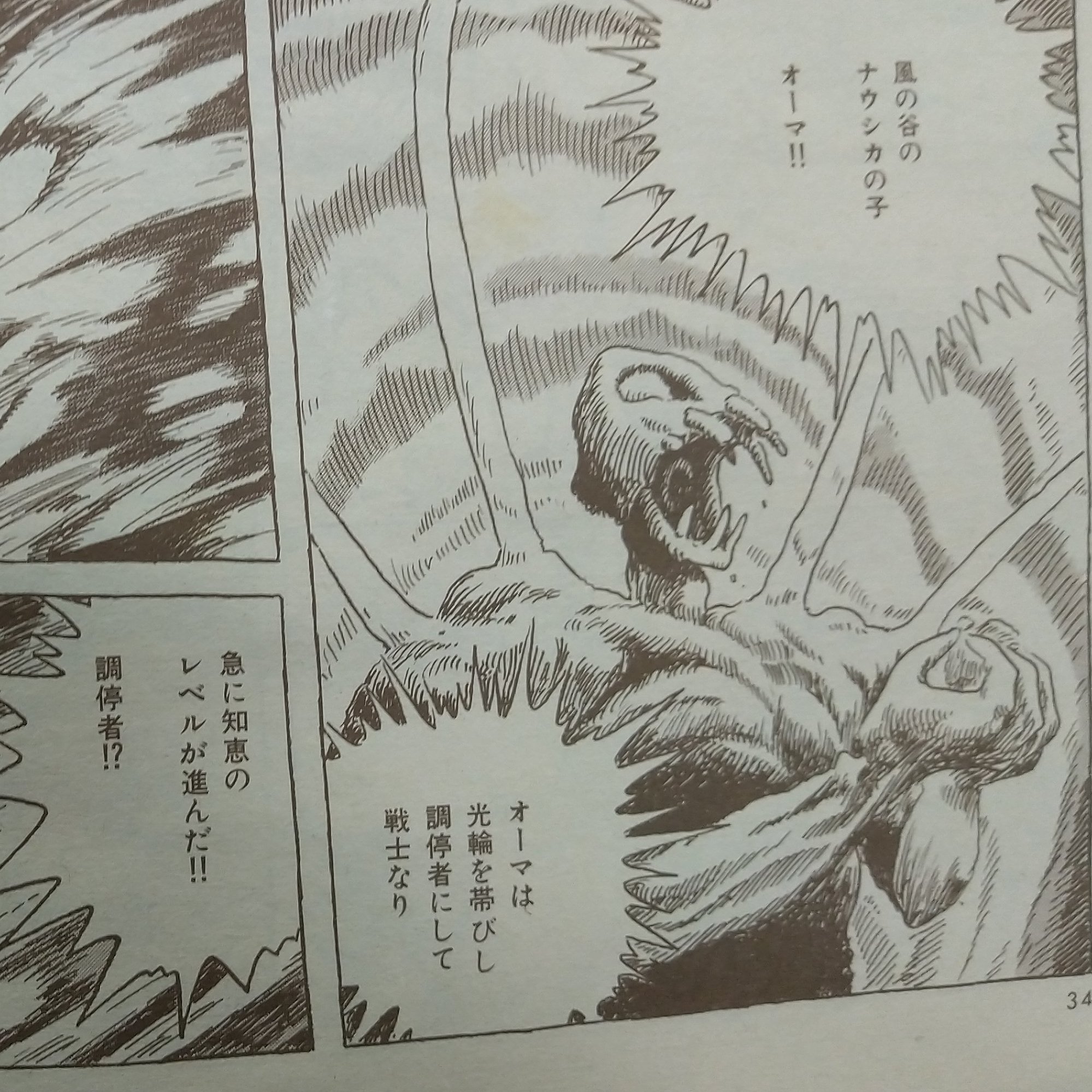 しろちち 3月新刊boothにて展開中 以降 オーマの行動には 映画版にはない裁定者としての振舞いが見られます 即ちトルメキアの第一 二皇子やシュワのトルメキア軍 墓所に対し彼は裁定者として争いを止めるよう警告し これに従わない場合に実力行使に