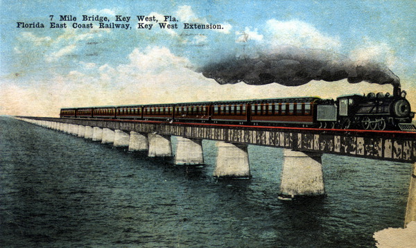 A trip across the Seven Mile Bridge in postcard form. #thefloridakeys #sevenmilebridge
