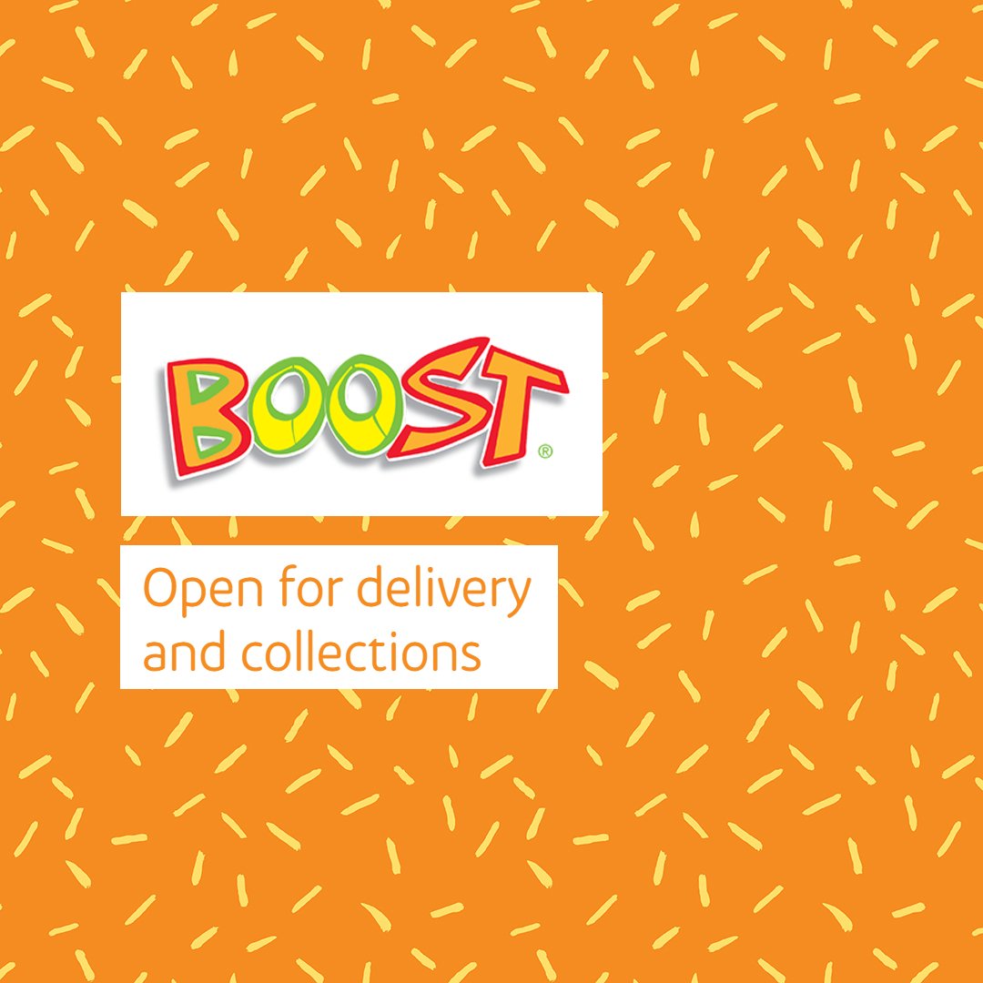 Boost Juice is now open Monday - Friday for delivery and collections! 🍍 Find out how to order 👉 <a href="/BoostJuiceUK/">Boost Juice Bars UK</a>