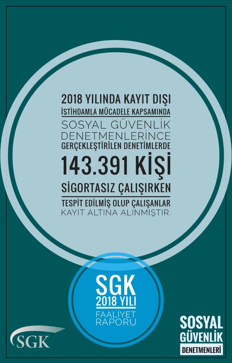 Sosyal güvenlik denetmenleri, sigortasız çalışan kişileri tespit edip sosyal güvenlik güvencesine dahil etmekte ve onlara güvenlikli bir yaşam sağlamaktadır.
Sgk SGDenetmenleri #denetmenlertakipte